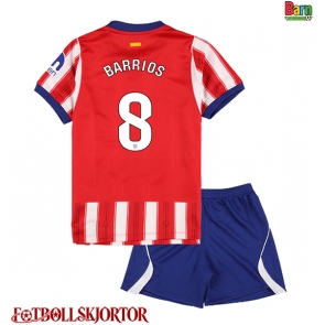 Atletico Madrid Pablo Barrios #8 Hemmakläder Barn 2026-27 Kortärmad (+ Korta byxor)